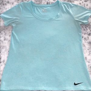 Light blue Nike workout T shirt
